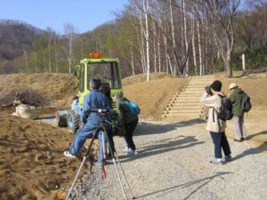 2005年野鳥観察会の様子(現在の森の家付近)