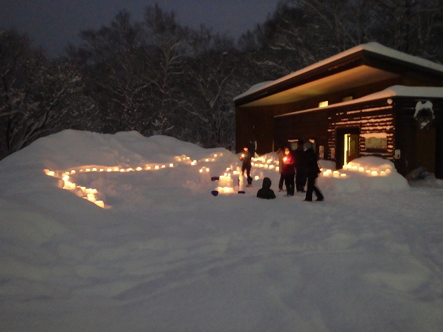 スノーキャンドル点灯中④