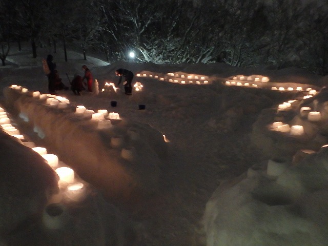 スノーキャンドル点灯中②