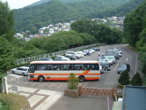 2002年7月30日駐車場の様子