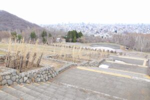 旭山記念公園のようす2022年4月15日2