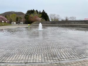 4月29日から噴水の運転開始