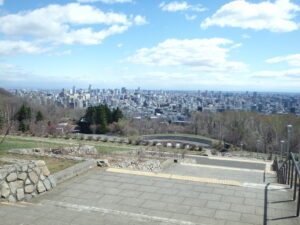 展望台からの市内の様子