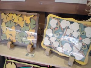 手作り木のパズル