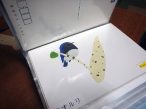 絵はがきセット見本オオルリ