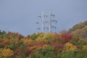 旭山記念公園の紅葉2022年10月17日幌見峠の鉄塔