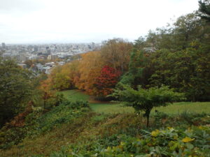 展望デッキからの紅葉
