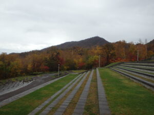 展望テラスからの藻岩山