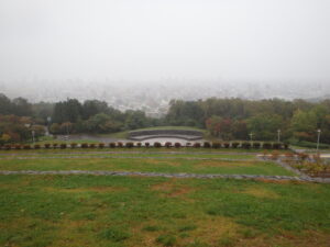 展望台から見た札幌市内の様子