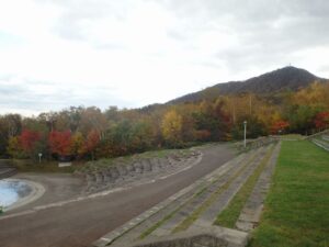 旭山記念公園の紅葉2022年10月19日4藻岩山