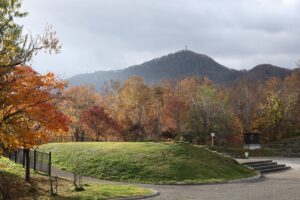 旭山記念公園の紅葉2022年11月3日11月1日10