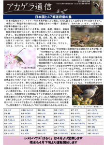 アカゲラ通信2023年3月号A面