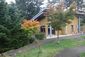 展望デッキ横の紅葉