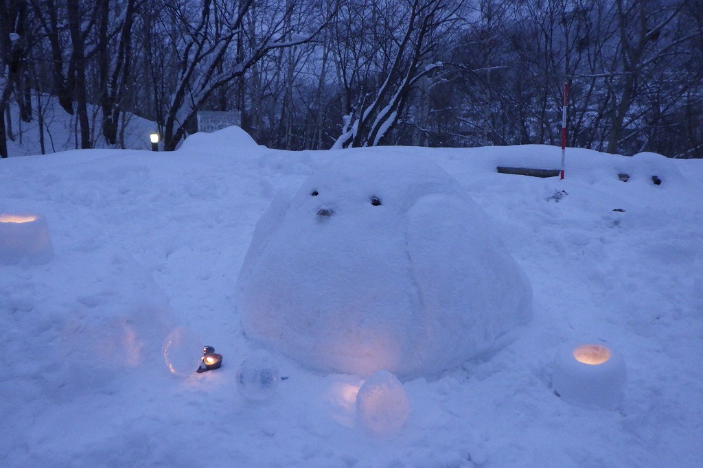 スノーキャンドルの灯りをともそう実施状況