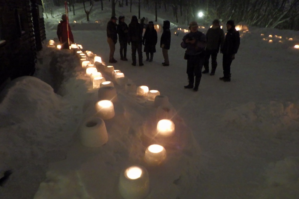 スノーキャンドルの灯りをともそう実施状況4