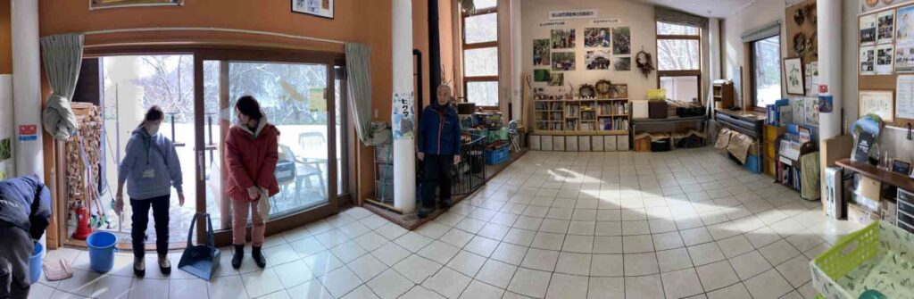 旭山ボランティアの会活動の様子（12月12日）清掃後