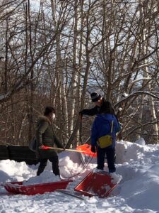 2025年1月9日旭山ボランティアの会活動状況 (会場設営)