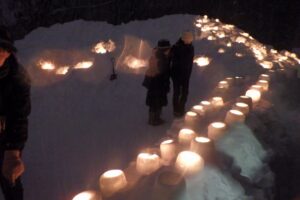2023年度のスノーキャンドルの様子