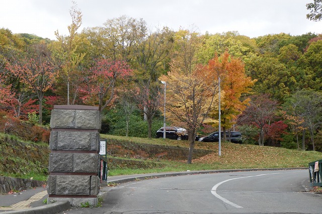 第二駐車場紅葉