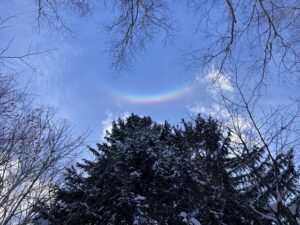 環天頂アーク2026年2月3日逆さ虹とも呼ばれる