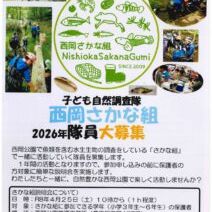 「子ども調査隊「西岡さかな組」隊員大募集中！！」の写真