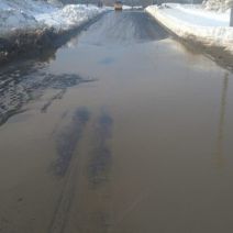 「2月23日　南口冠水のお知らせ」の写真