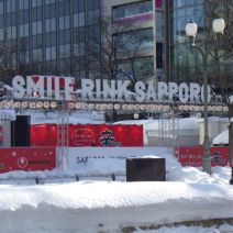 「スマイルリンクさっぽろ開催中」の写真