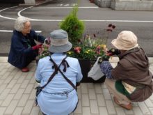 お話しながらお手入れ