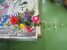 フラワーアレンジメントの作品