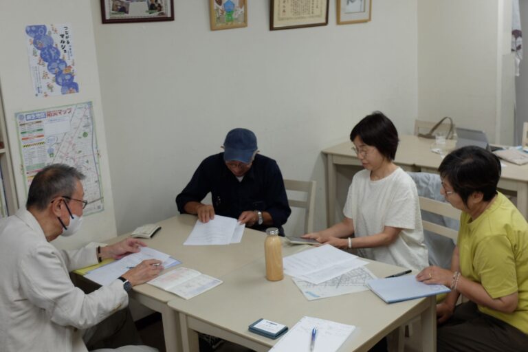 あさぶ保存会のみなさん（打ち合わせの様子）