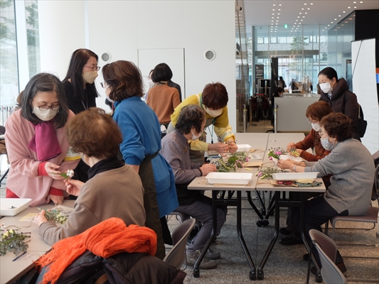 応援スタッフのお手伝い