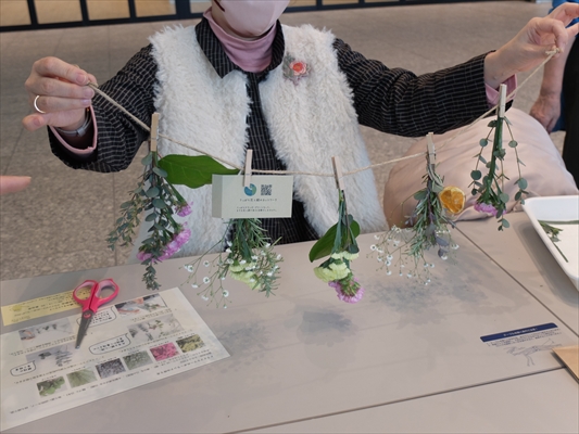 完成したガーランド