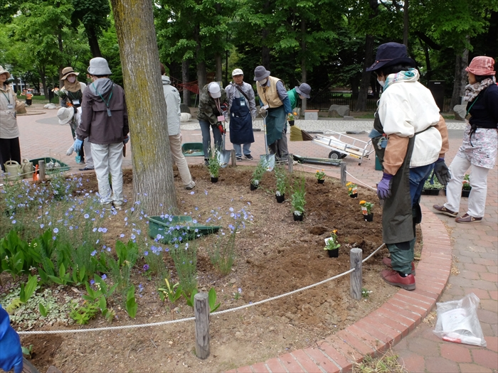 配置がはじまったころの様子