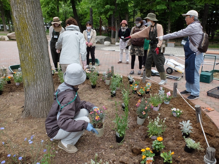 みなさんでチェックしている場面