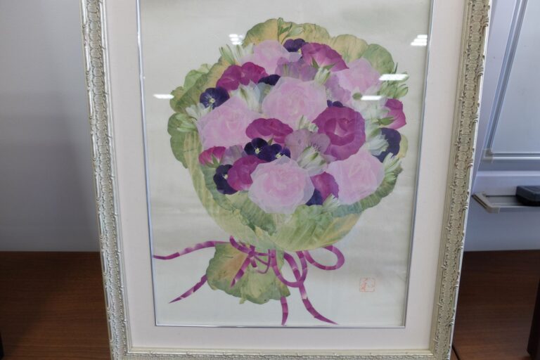 レタスの外葉を活用した作品