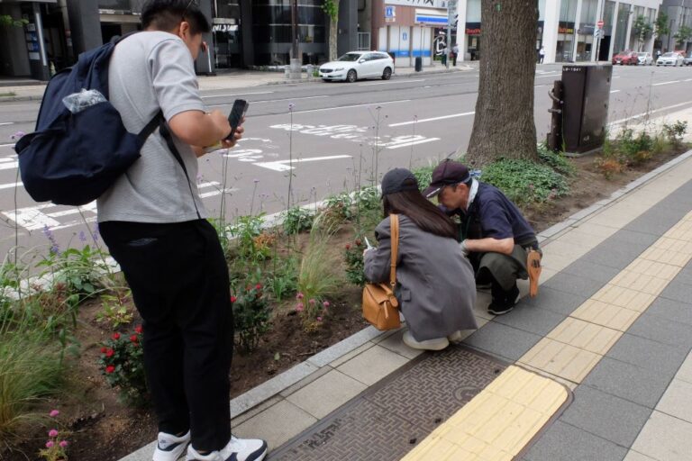 ちょいボラ体験の様子
