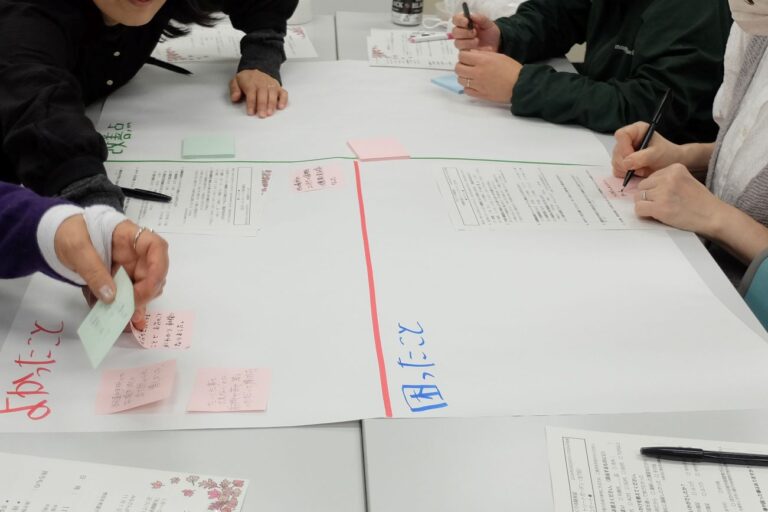 振り返り会の様子