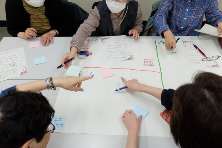 振り返り会のようす