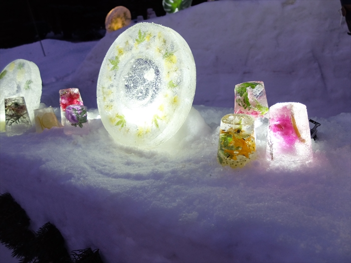 リース型の氷板