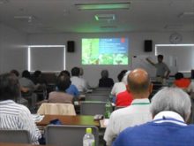 病害虫対策の講義の様子