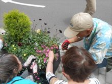 谷口講師にメンテナンスをみていただいているところ