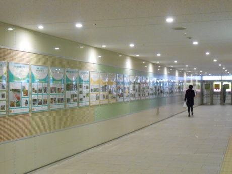 過去のボランティア団体パネル展示の様子