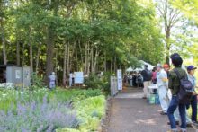 穴の川砂防フェア開会式の様子