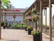 恵み野駅前の様子