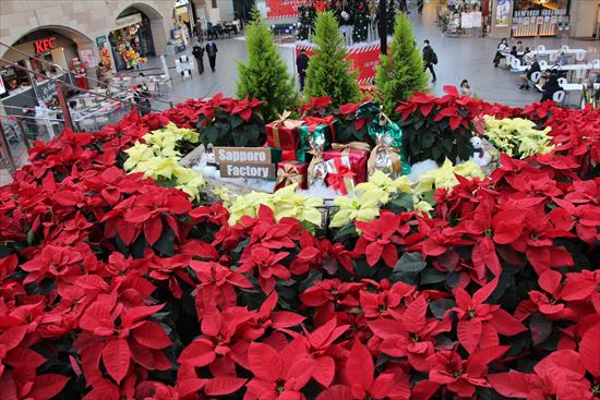 サッポロファクトリーのクリスマス装飾