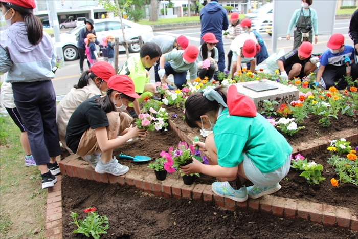 よく聞いて上手に植えている