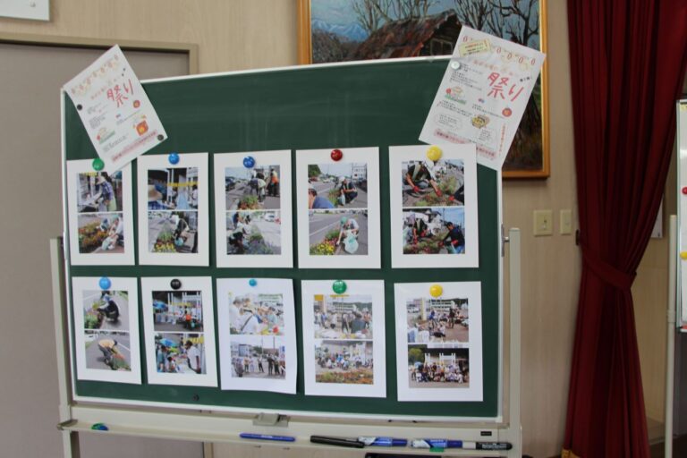 草祭り展示の様子