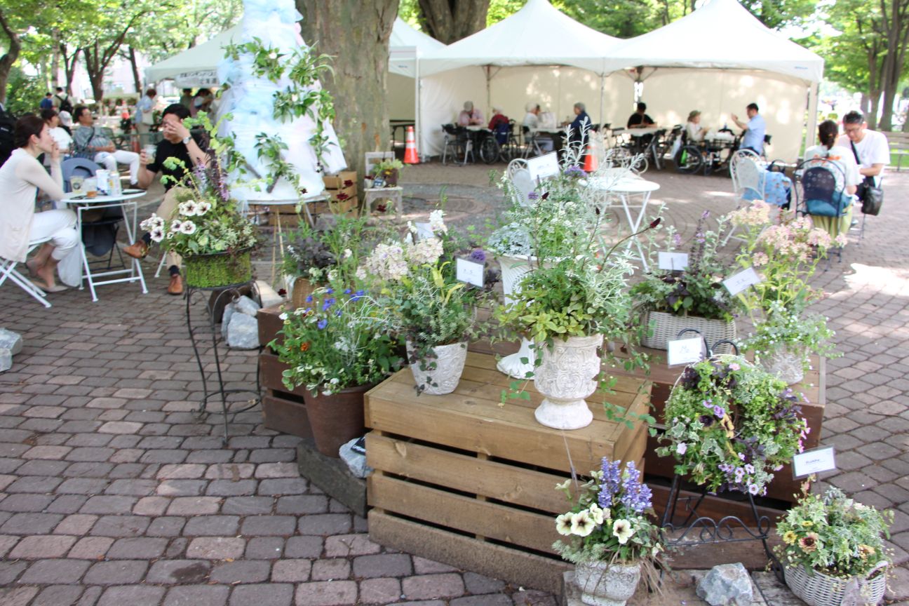 西6丁目会場の様子