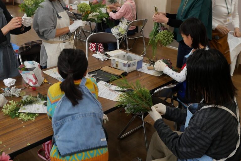 親子で参加している