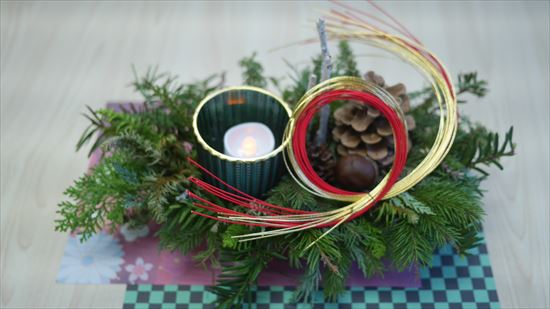 お正月のアレンジメント